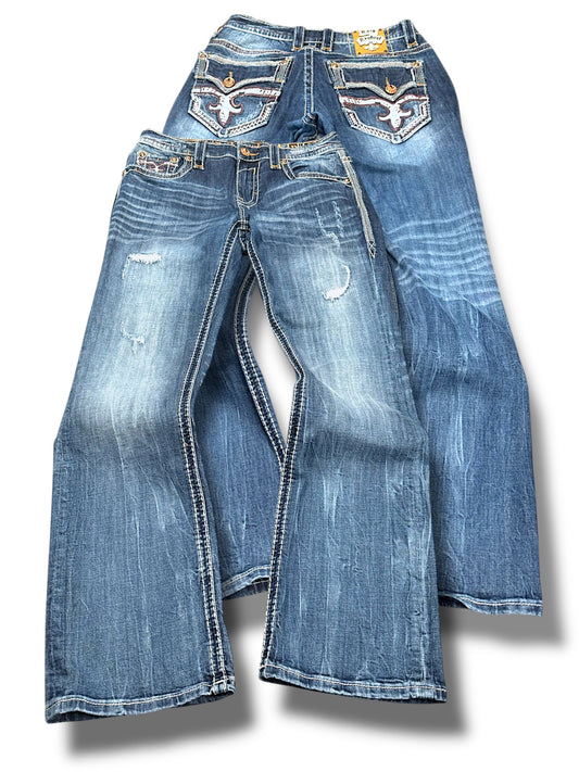 Vintage Rock Revival y2k Jeans (L)