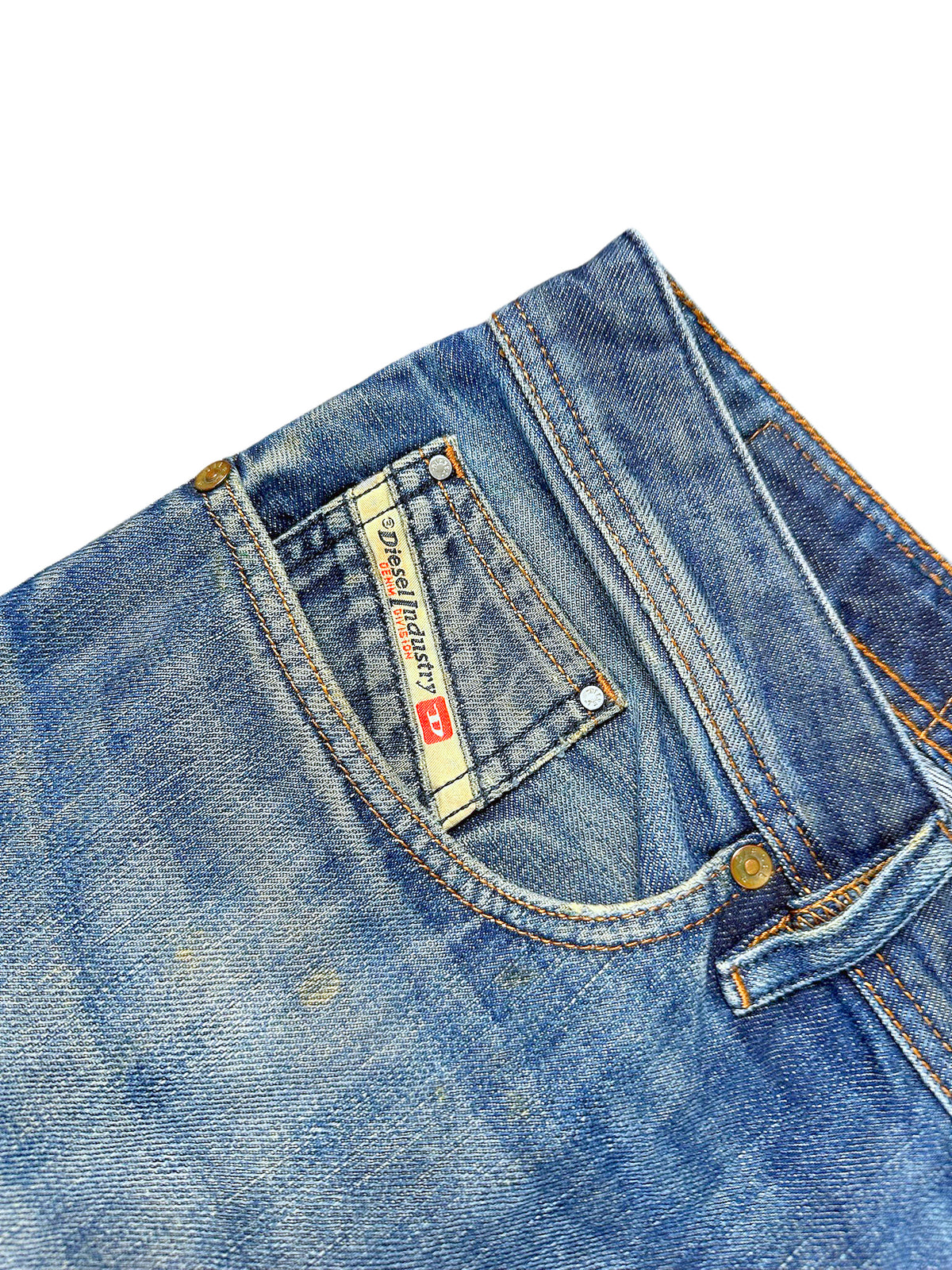 Vintage Diesel Baggy Jeans „Larkee“ (M) – Detailaufnahme 2