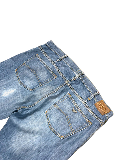 Vintage Armani Baggy Jeans (M)