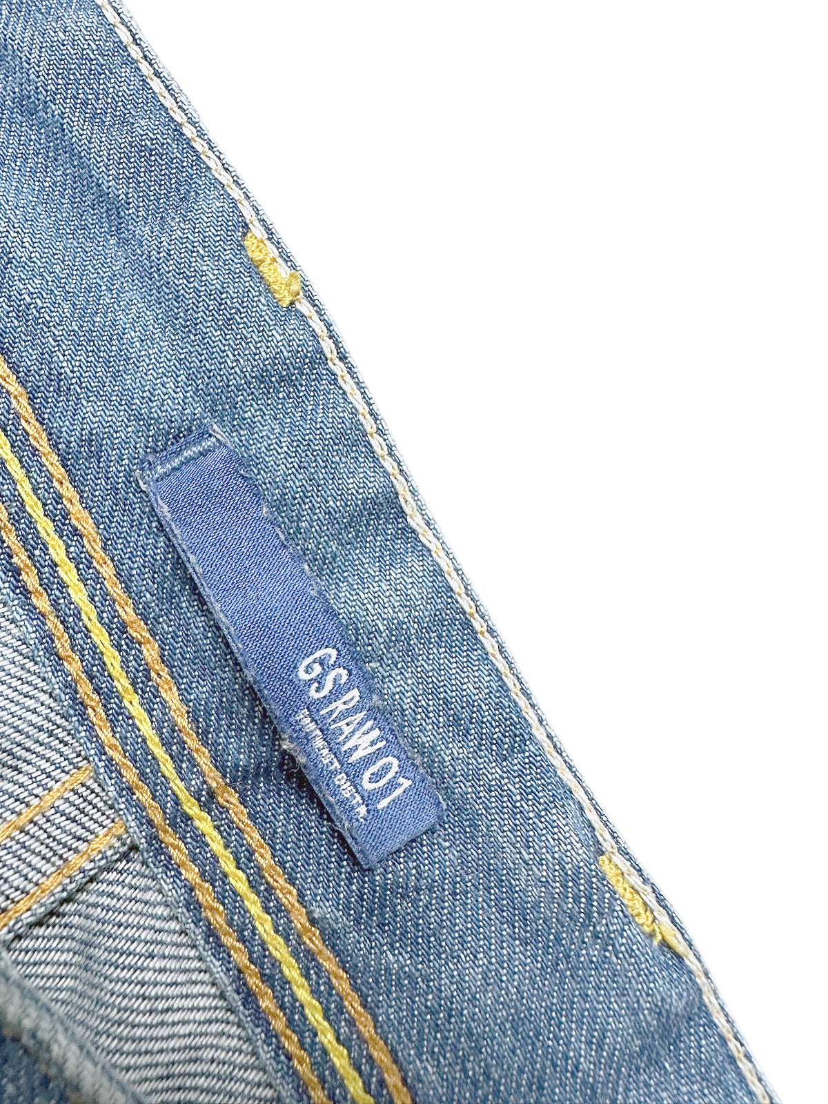 Vintage G-Star Y2K Straight Leg Jeans „3301“ (L) – Detailaufnahme 3