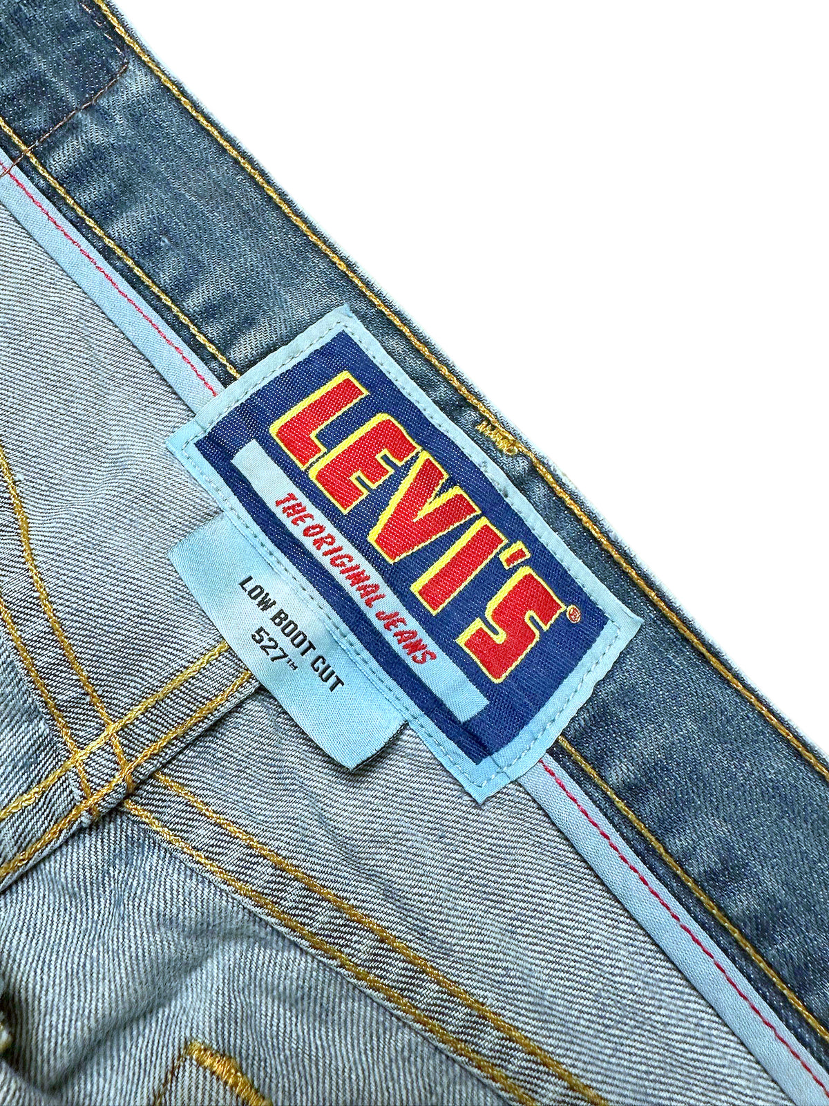 Vintage Levi’s Flared Jeans „527 Bootcut“ (L) – Detailaufnahme 2