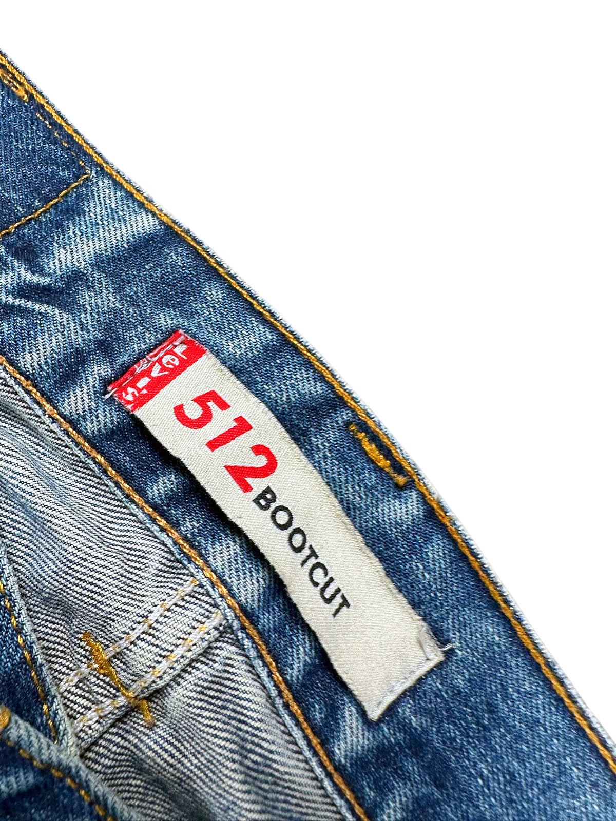 Vintage Levi’s Y2K Flared Jeans „512 Bootcut“ (L) – Detailaufnahme 1
