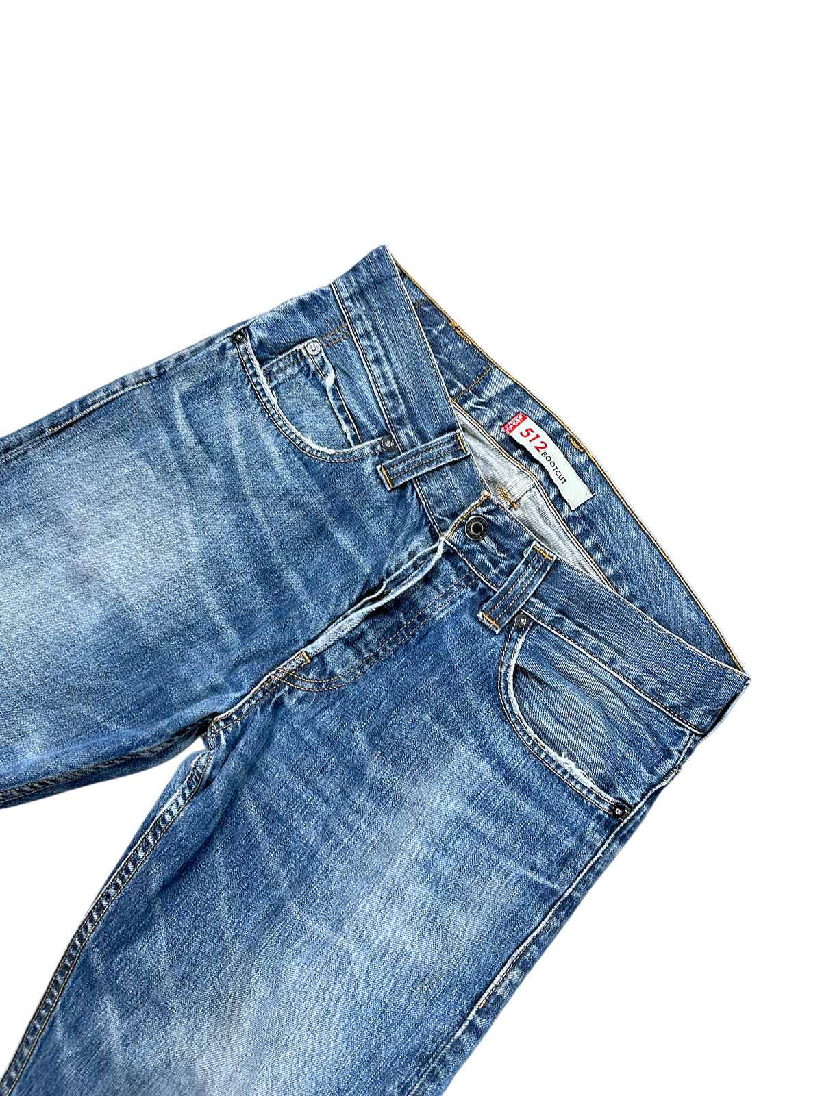 Vintage Levi’s Y2K Flared Jeans „512 Bootcut“ (L) – Detailaufnahme 2