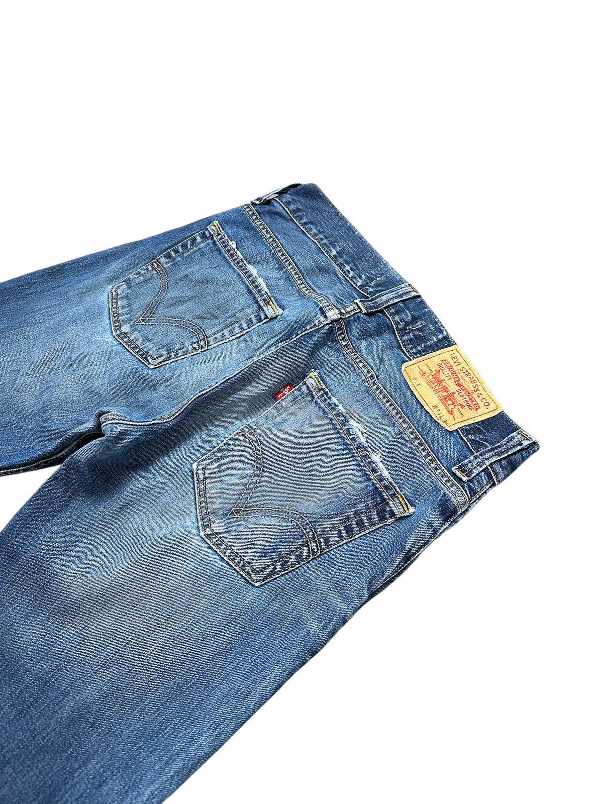 Vintage Levi’s Y2K Flared Jeans „512 Bootcut“ (L) – Detailaufnahme 5