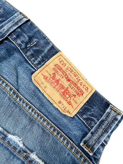 Vintage Levi’s Y2K Flared Jeans „512 Bootcut“ (L) – Detailaufnahme 6