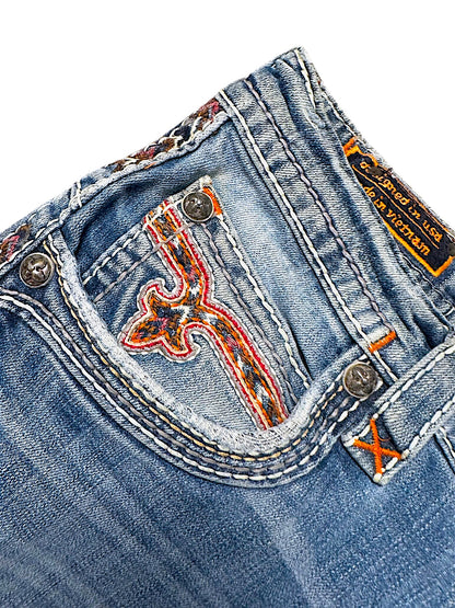 Vintage Rock Revival Y2K Straight Leg Jeans (S)