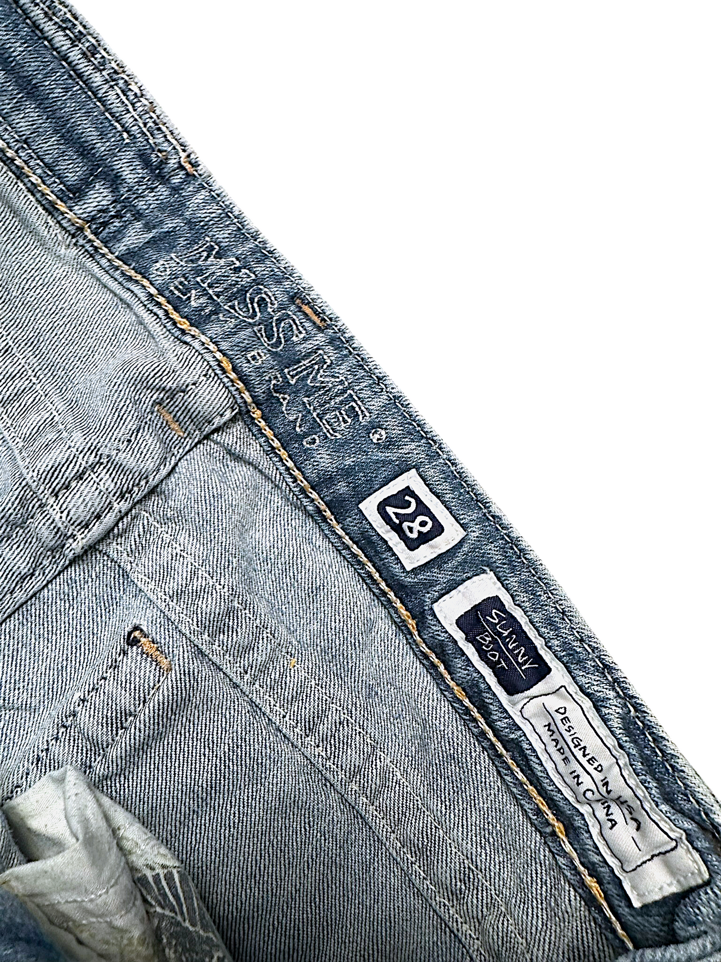 Vintage Miss Me Y2K Low Waist Bootcut / Flared Damenjeans „Sunny Boot“ (S)