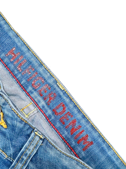 Vintage Tommy Hilfiger Y2K Straight Leg Jeans (M) – Detailaufnahme 1