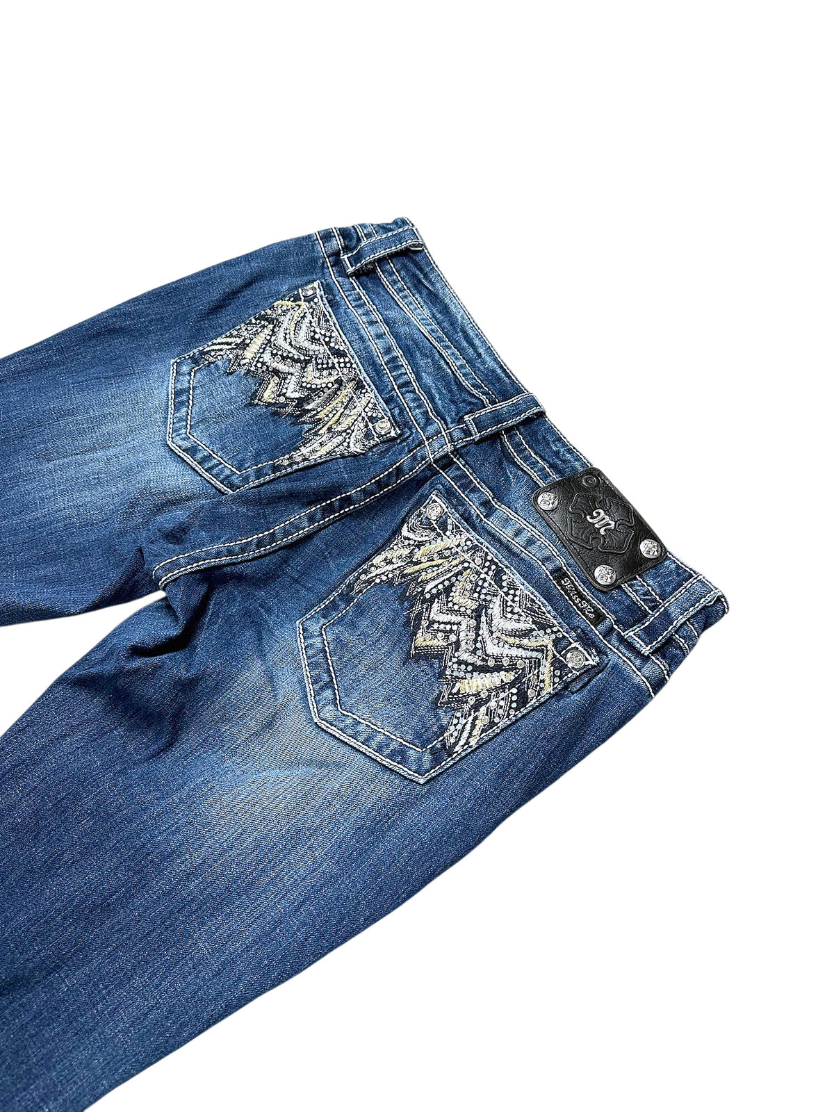 Vintage Miss Me Y2K Bootcut Damenjeans (XL) – Detailaufnahme 3