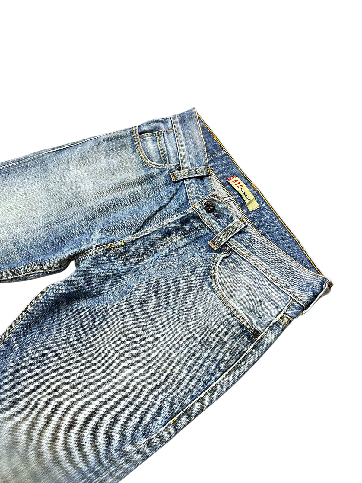 Vintage Levi’s Flared Jeans „512 Bootcut“ (L) – Detailaufnahme 1