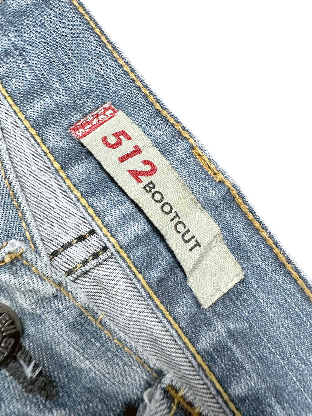 Vintage Levi’s Flared Jeans „512 Bootcut“ (L) – Detailaufnahme 2