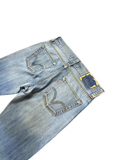 Vintage Levi’s Flared Jeans „512 Bootcut“ (L) – Detailaufnahme 3