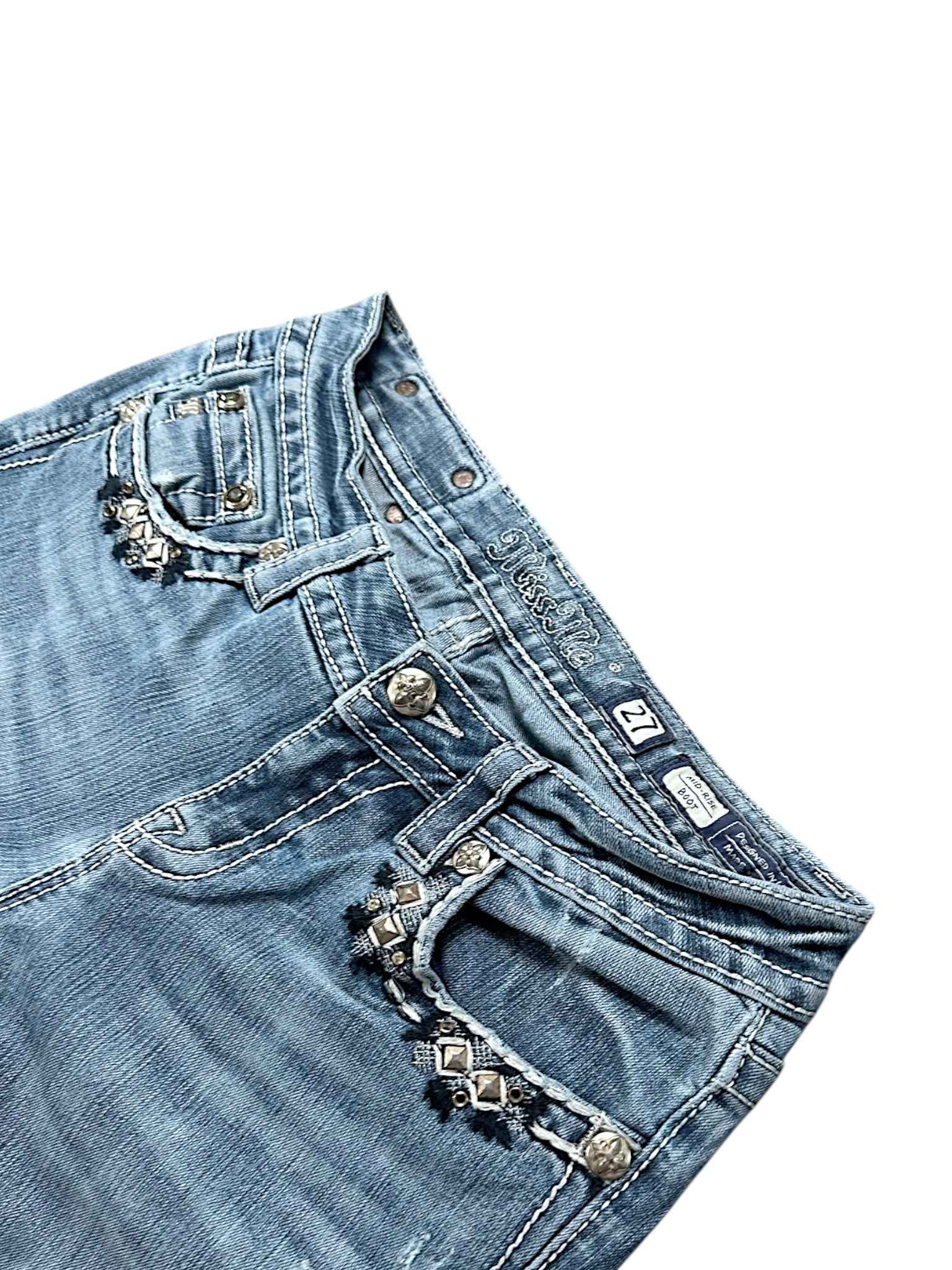 Vintage Miss Me Y2K Bootcut / Flared Damenjeans (S)