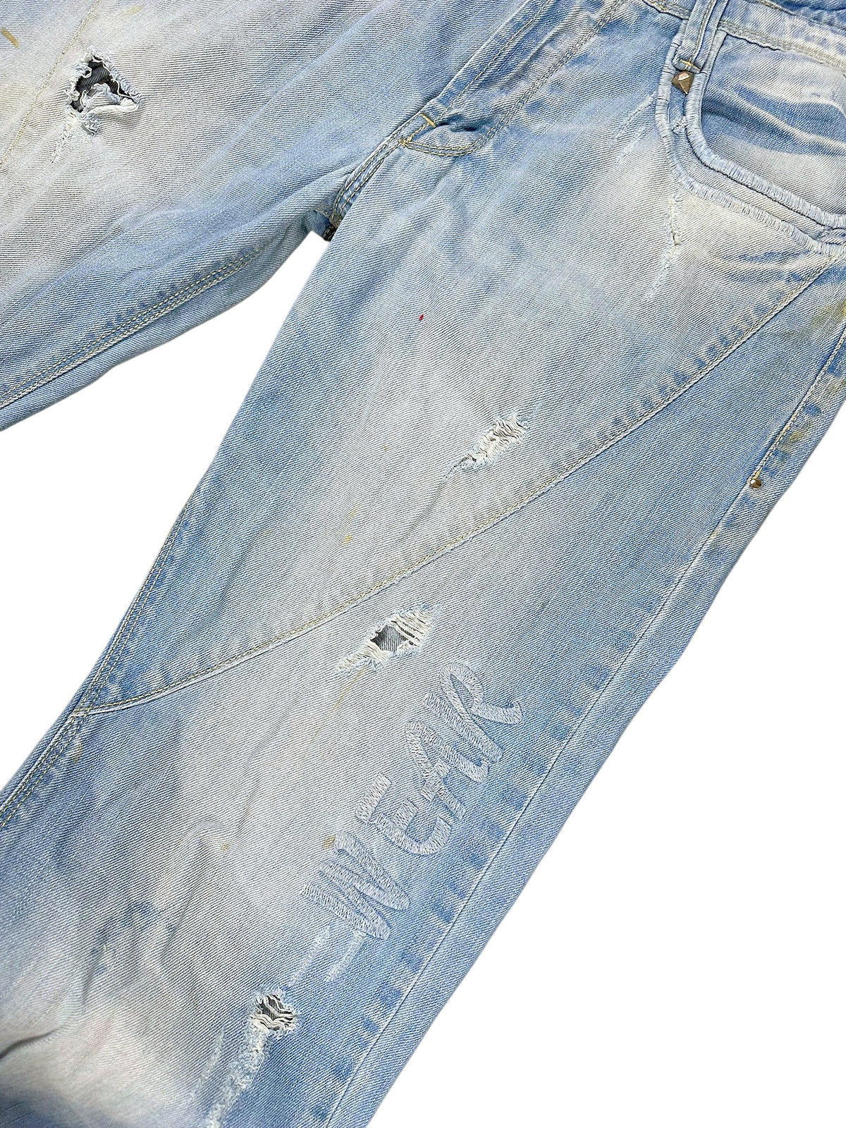 Vintage Dolce & Gabbana Y2K Flared Jeans (M) – Detailaufnahme 4