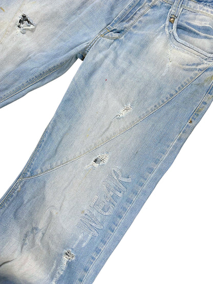Vintage Dolce & Gabbana Y2K Flared Jeans (M) – Detailaufnahme 4