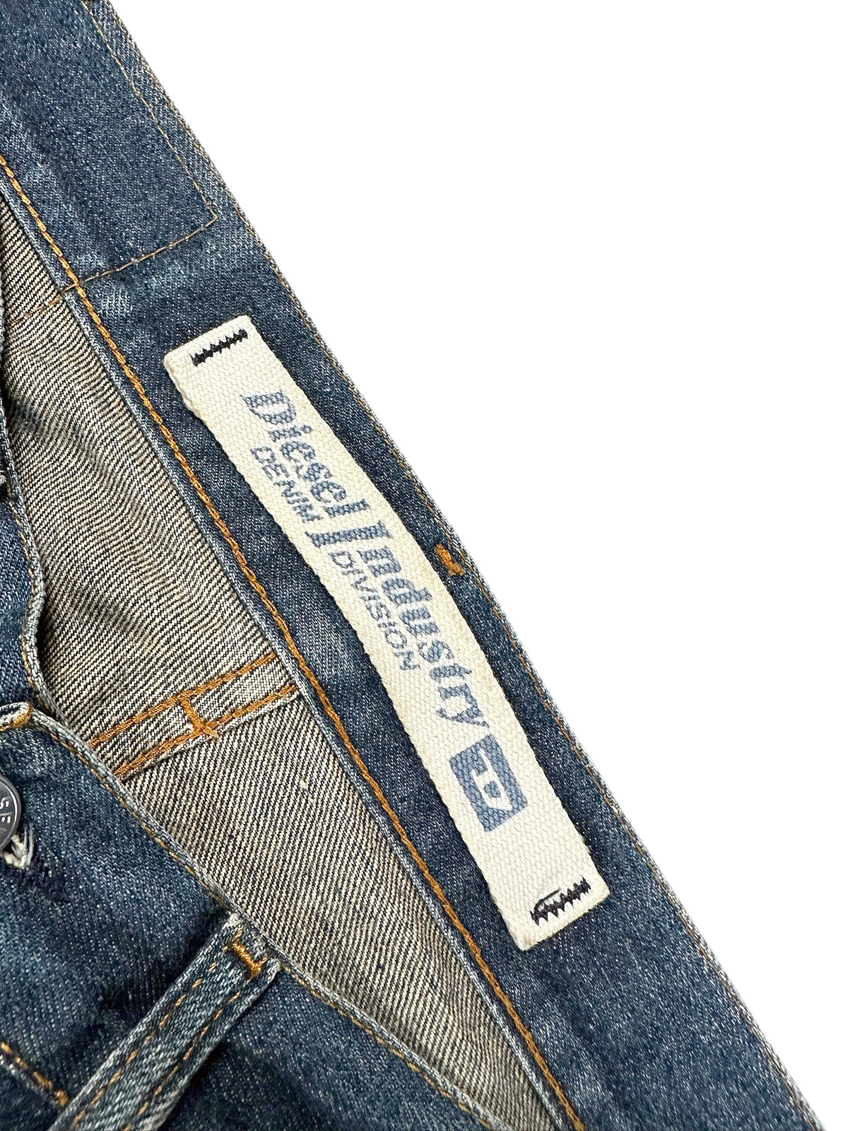 Vintage Diesel Straight Leg Jeans „Industry“ (L) – Detailaufnahme 3