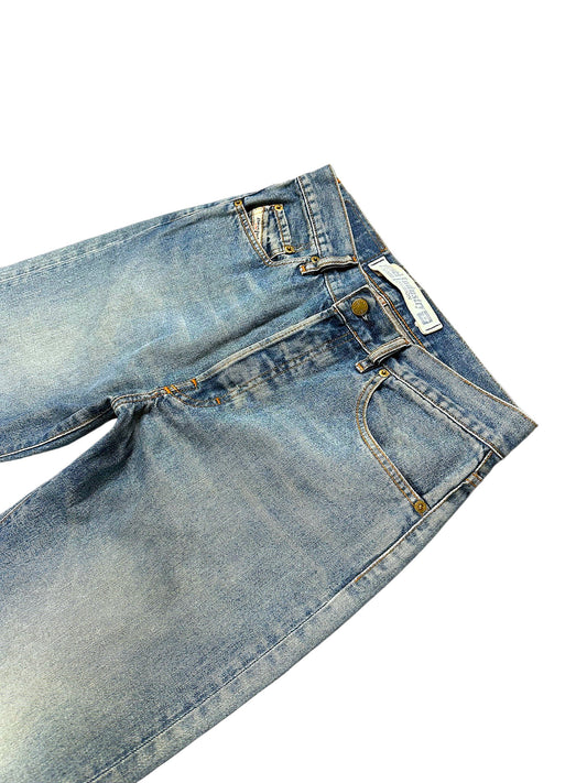 Vintage Diesel Y2K Straight Leg Jeans „Industry“ (XL) – Detailaufnahme 1
