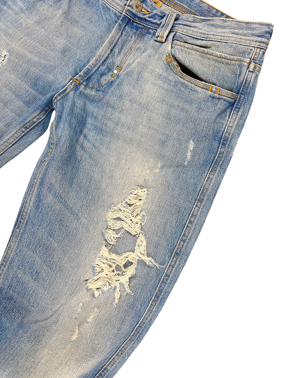 Vintage Dolce & Gabbana Y2K Straight Leg Jeans (M) – Detailaufnahme 3