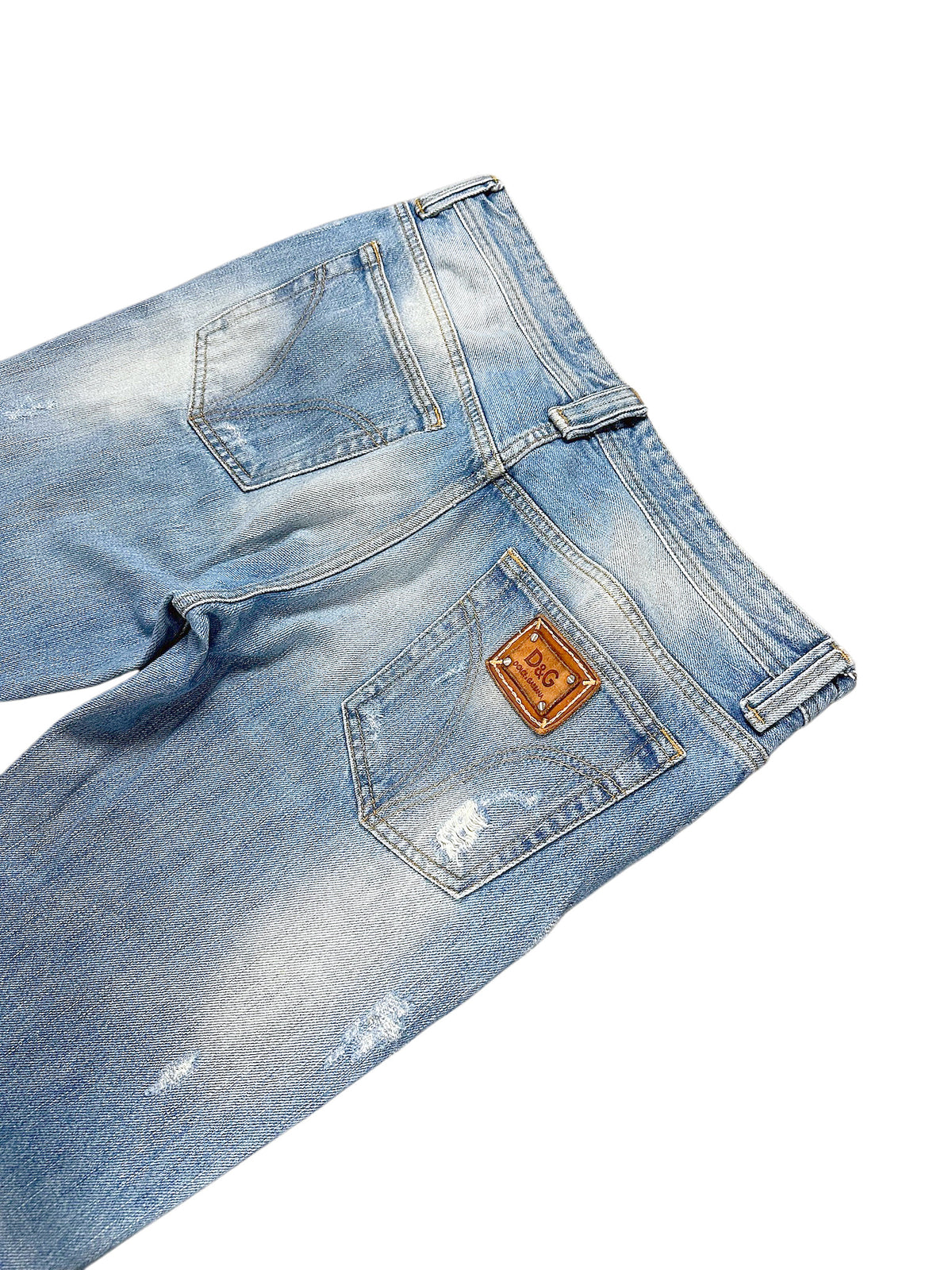 Vintage Dolce & Gabbana Y2K Straight Leg Jeans (M) – Detailaufnahme 4