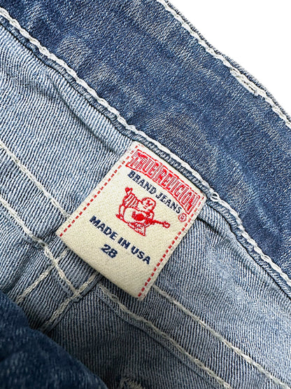 Vintage True Religion Y2K Low Waist Bootcut / Flared Damenjeans (L)