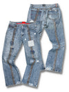 Vintage Hugo Boss Y2K Flared Jeans (M) – Vorder- und Rückansicht