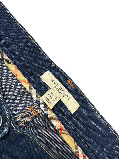 Vintage Burberry Y2K Straight Leg Jeans (S) – Detailaufnahme 2