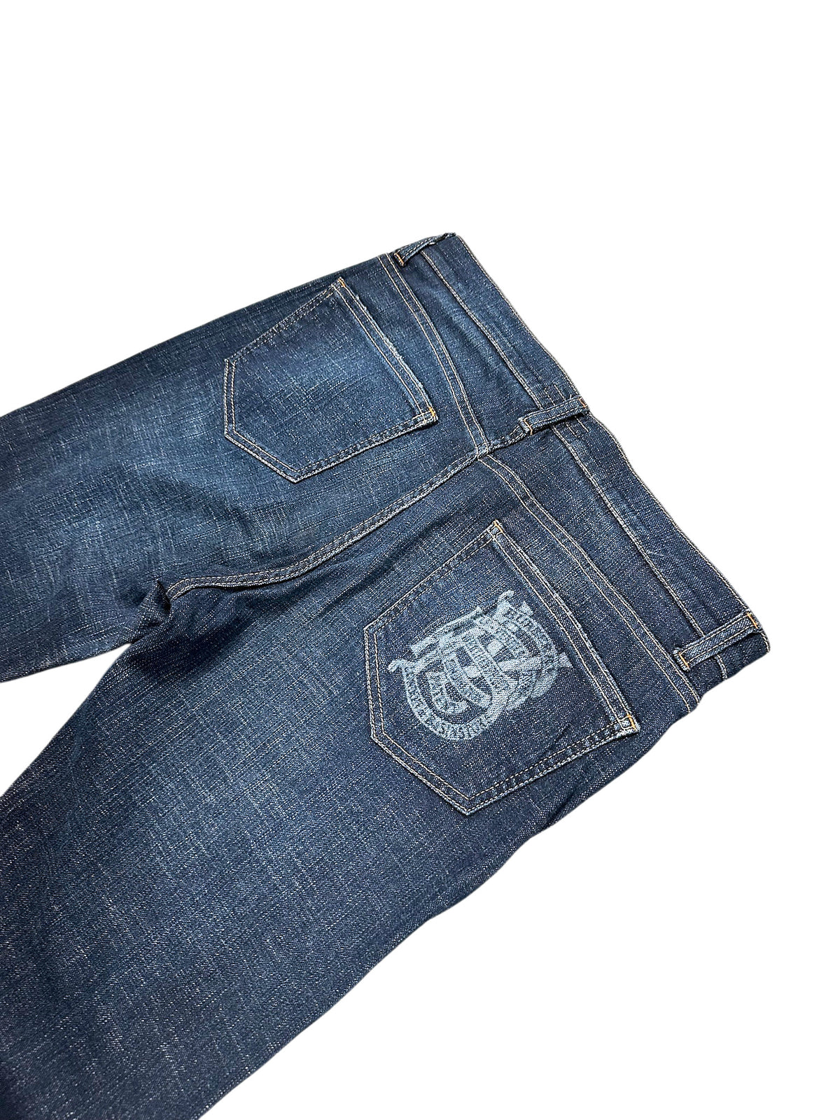 Vintage Burberry Y2K Straight Leg Jeans (S) – Detailaufnahme 3