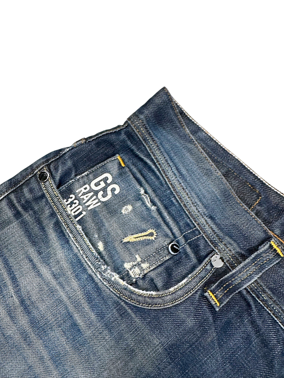 Vintage G-Star Straight Leg Jeans (L) – Detailaufnahme 2