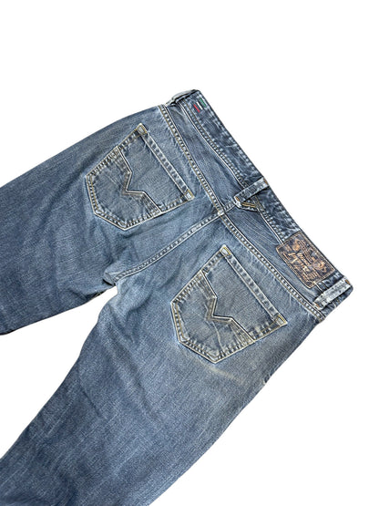 Vintage Diesel Straight Leg Jeans „Larkee“ (M) – Detailaufnahme 5