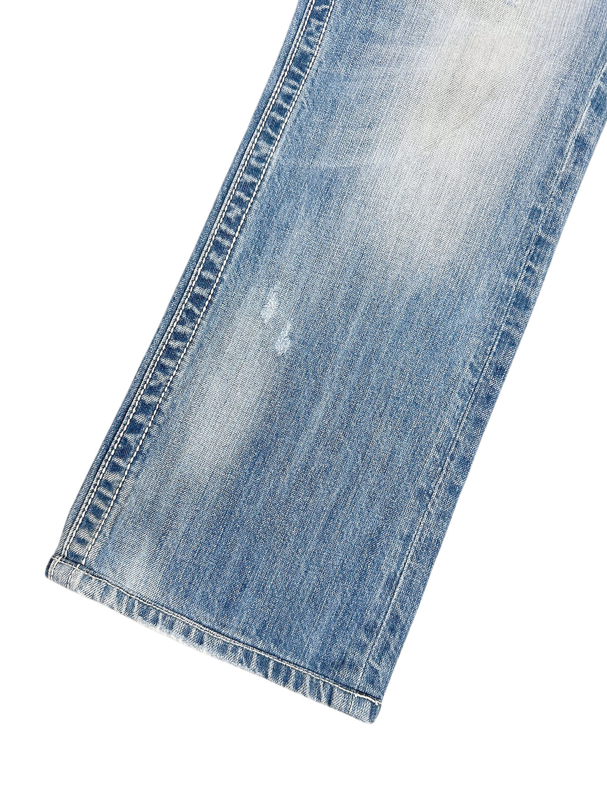 Vintage Rock Revival Y2K Baggy Jeans (M) – Detailaufnahme 4
