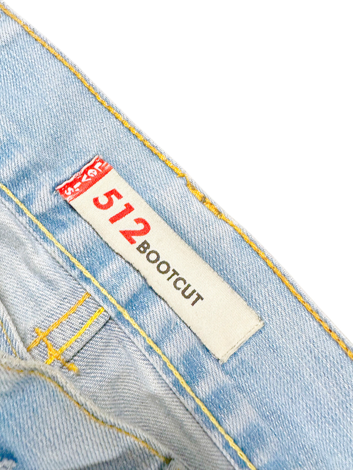 Vintage Levi’s Y2K Flared Jeans „512 Bootcut“ (M) – Detailaufnahme 2