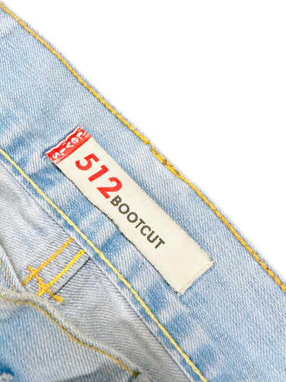 Vintage Levi’s Y2K Flared Jeans „512 Bootcut“ (M) – Detailaufnahme 2