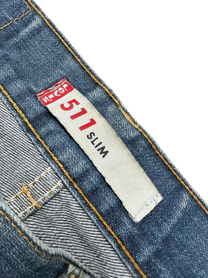 Vintage Levi’s Straight Leg Jeans „511“ (L) – Detailaufnahme 2