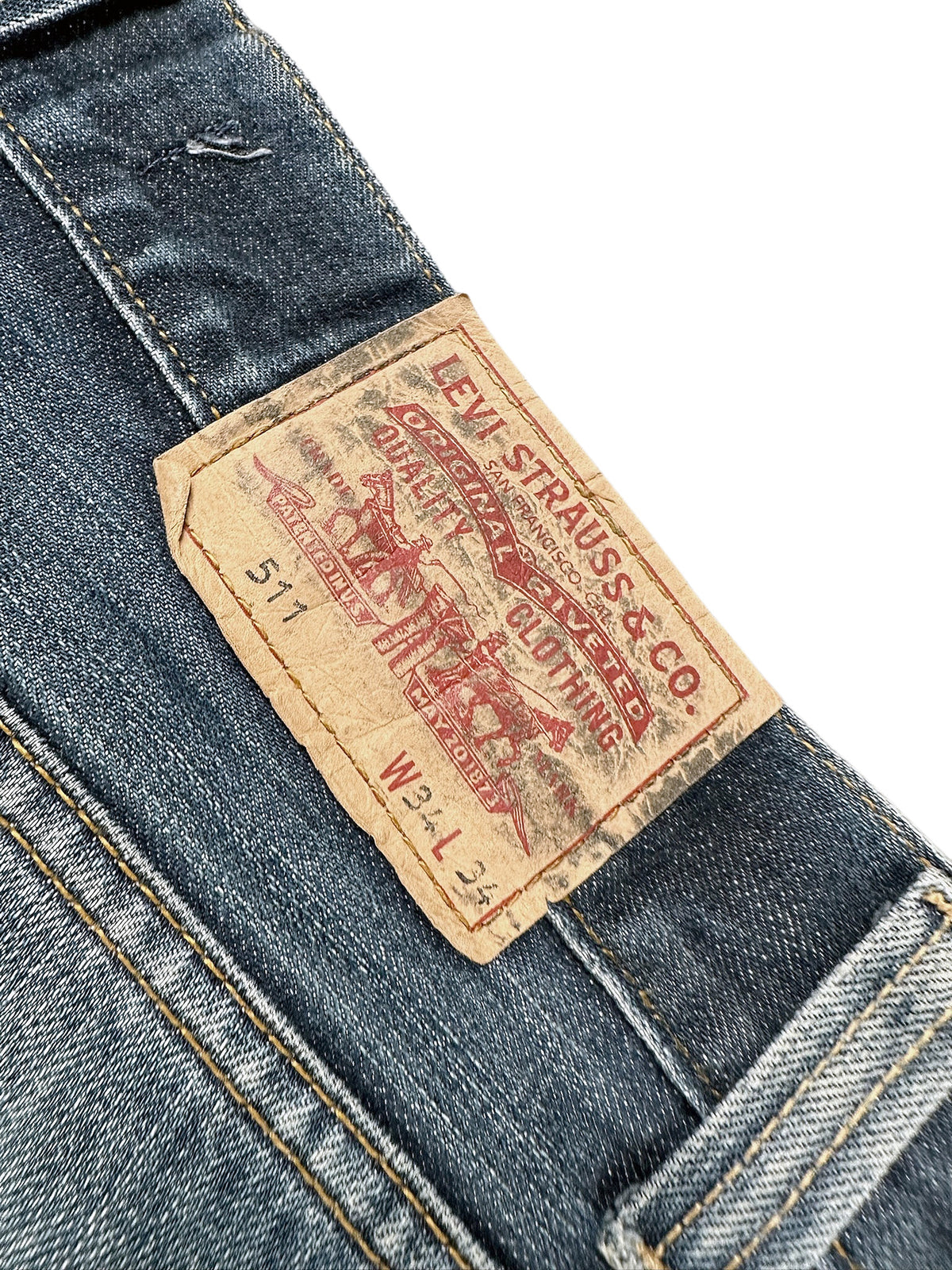 Vintage Levi’s Straight Leg Jeans „511“ (L) – Detailaufnahme 5
