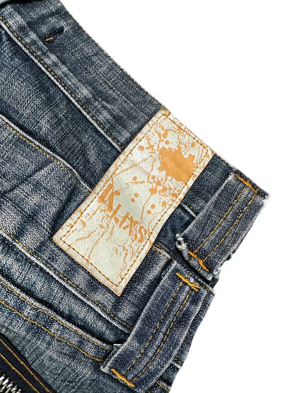 Vintage KLIXS Y2K Straight Leg Jeans „Japan Style“ (M) – Detailaufnahme 3