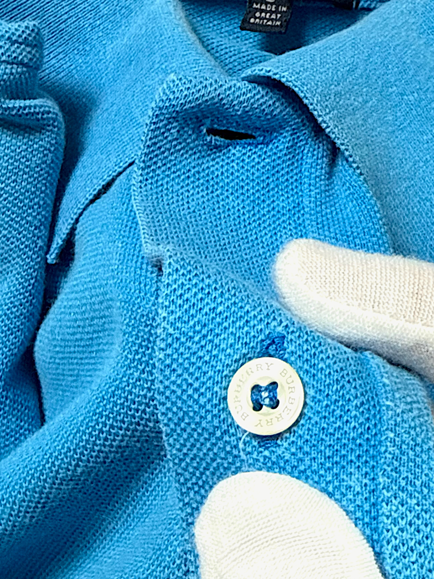 Vintage Burberry Y2K Polo (L)