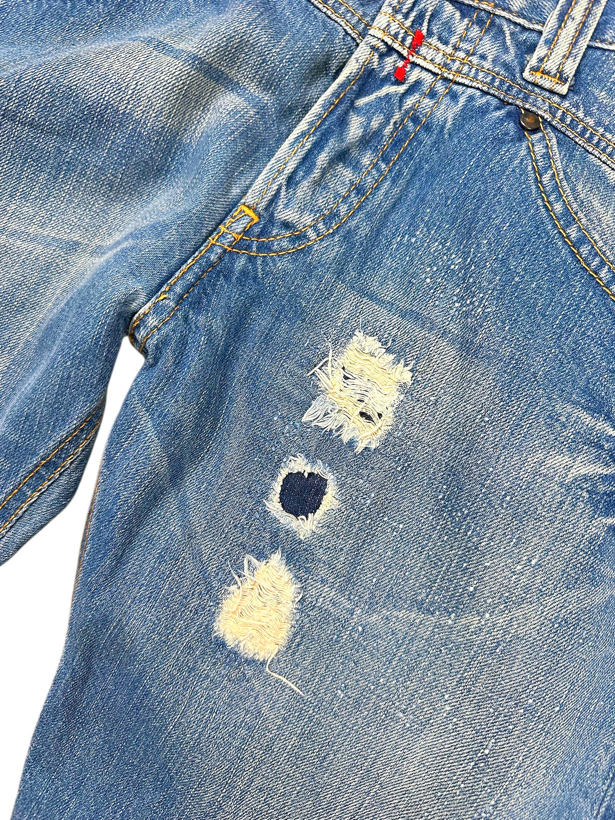 Vintage Replay Y2K Flared Jeans (L) – Detailaufnahme 2
