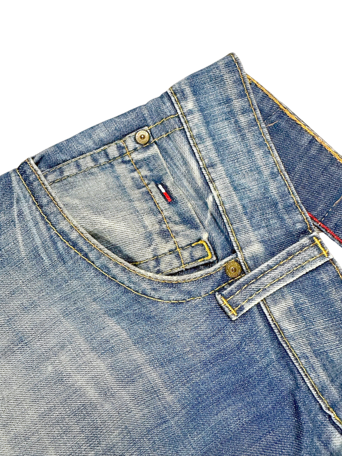 Vintage Hilfiger Denim Baggy Jeans (M) – Detailaufnahme 2