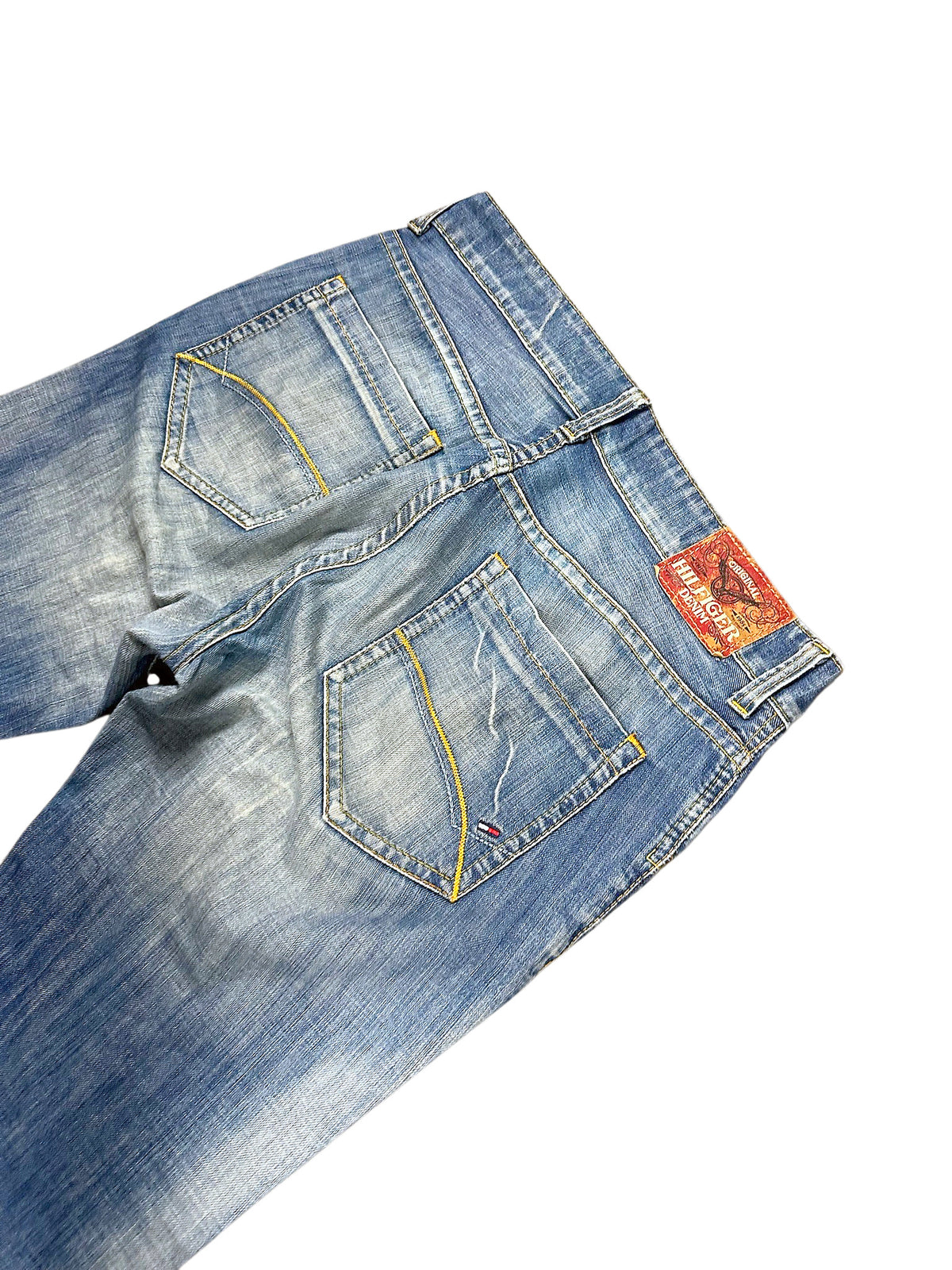 Vintage Hilfiger Denim Baggy Jeans (M) – Detailaufnahme 3