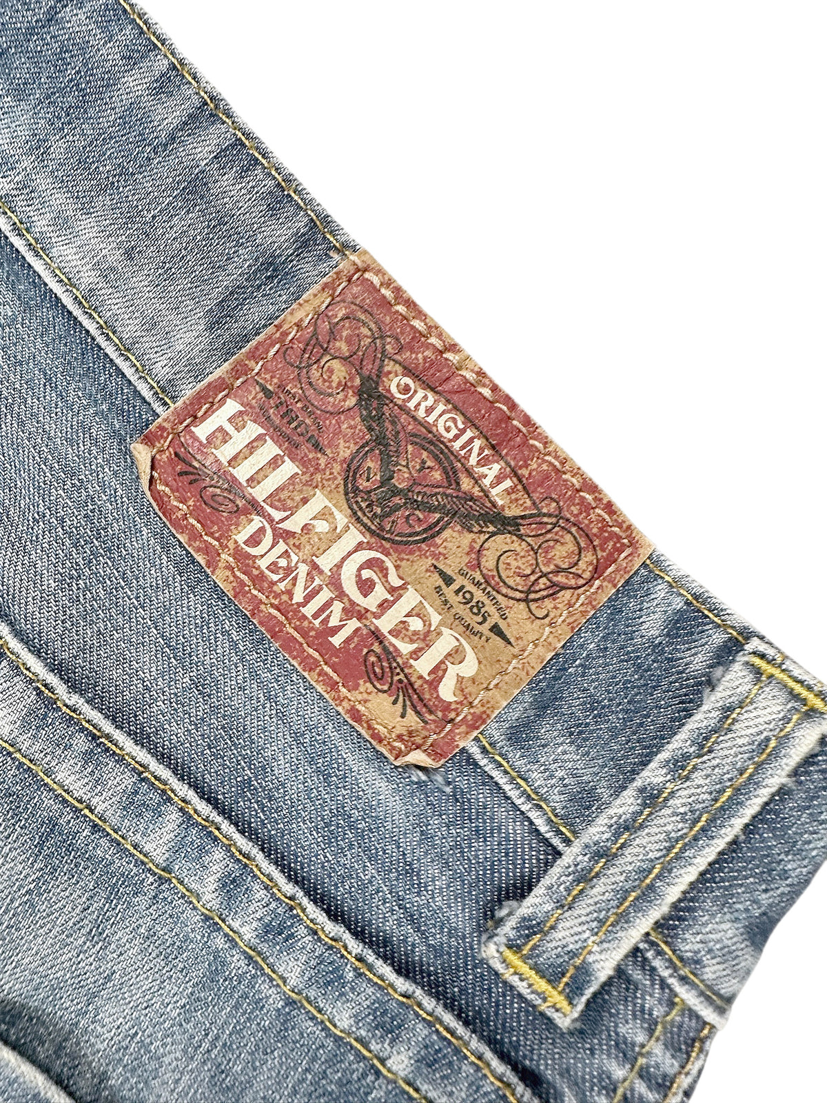 Vintage Hilfiger Denim Baggy Jeans (M) – Detailaufnahme 5