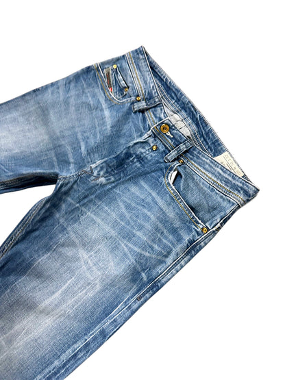 Vintage Diesel Straight Leg Jeans „Safado“ (L) – Detailaufnahme 1