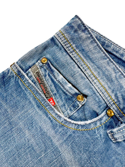 Vintage Diesel Straight Leg Jeans „Safado“ (L) – Detailaufnahme 2