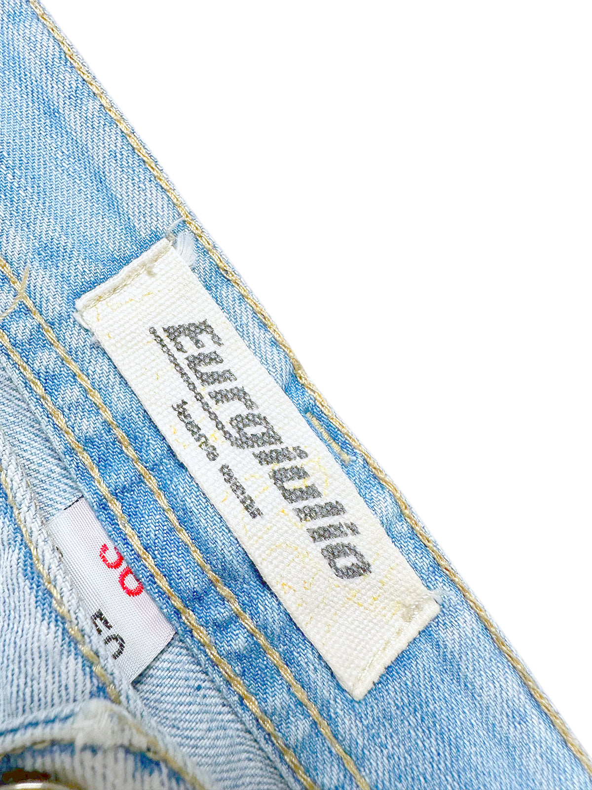 Vintage Eurgiulio Y2K Flared Jeans „Japan Style“ (L) – Detailaufnahme 1