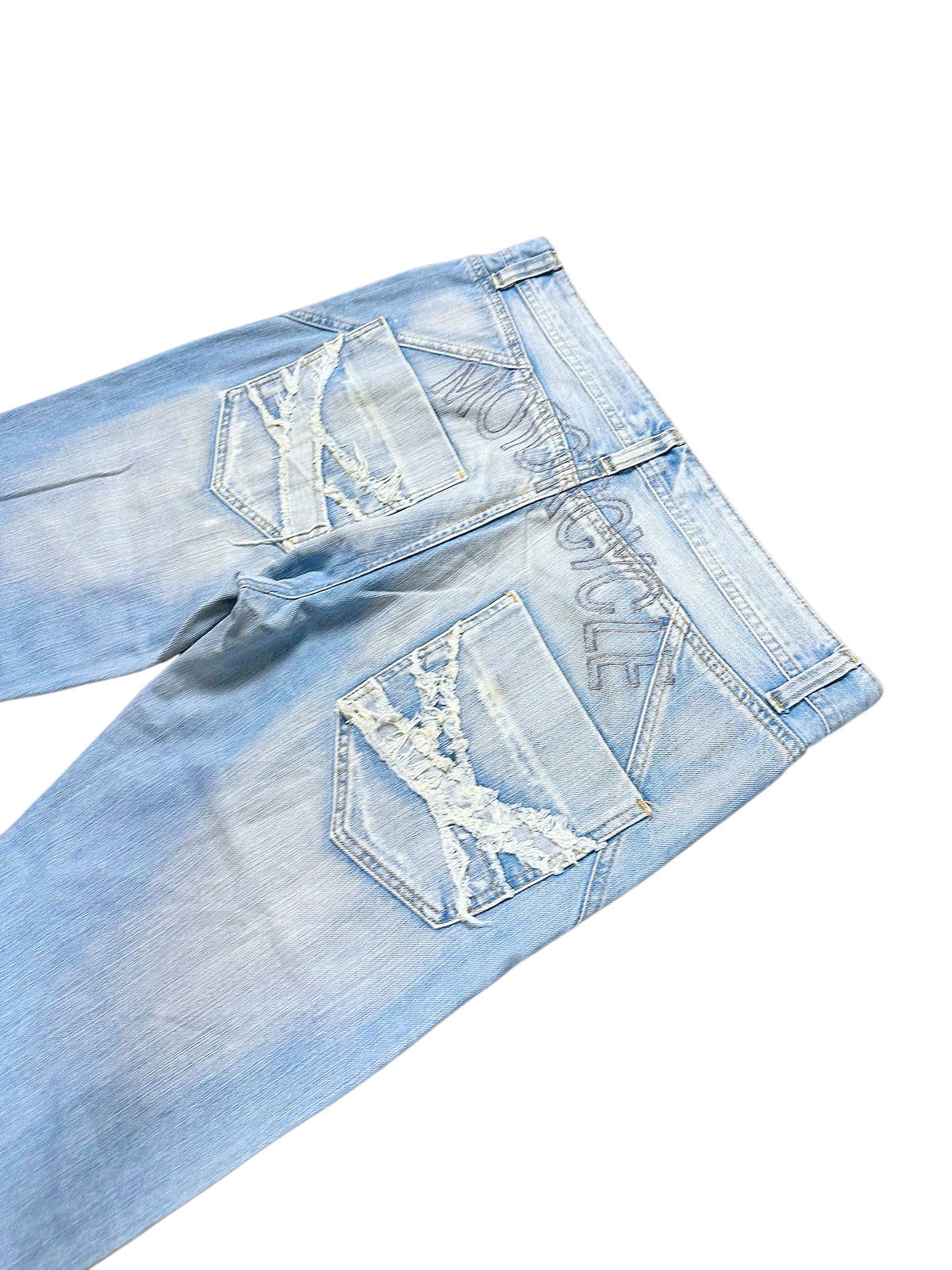 Vintage Eurgiulio Y2K Flared Jeans „Japan Style“ (L) – Detailaufnahme 3