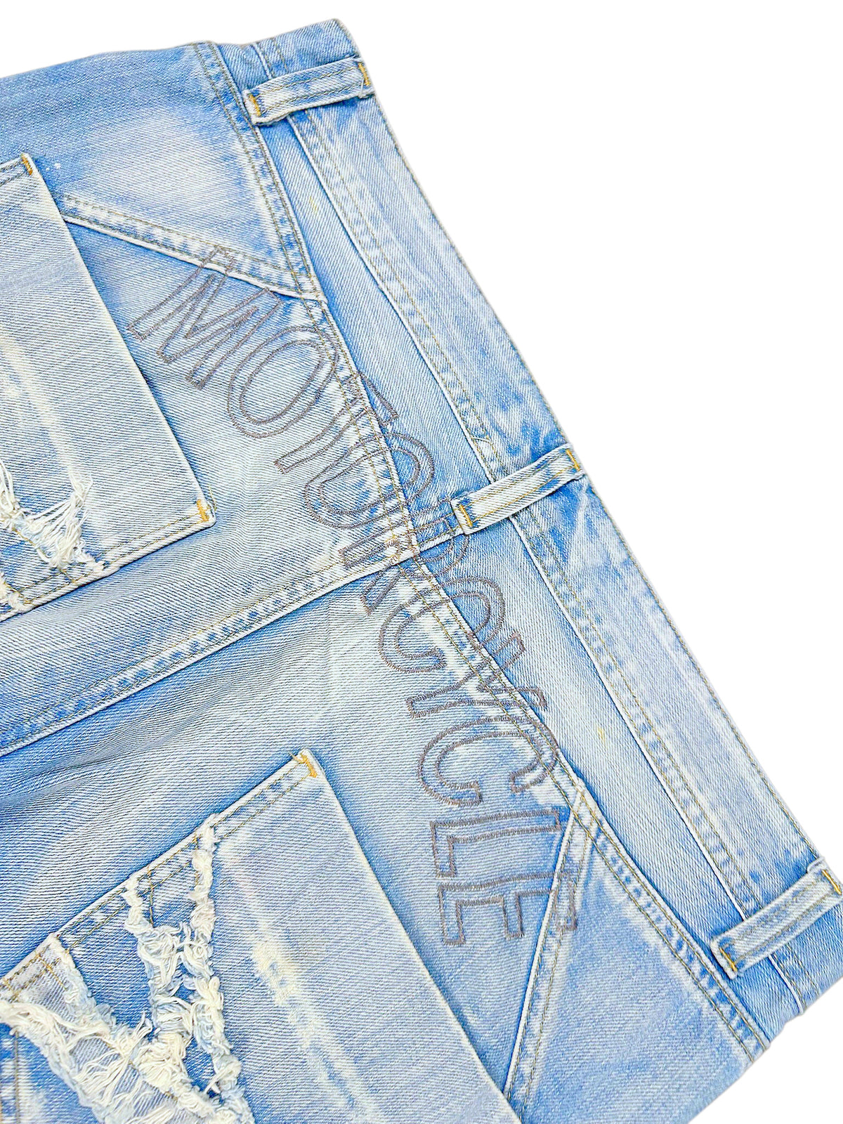 Vintage Eurgiulio Y2K Flared Jeans „Japan Style“ (L) – Detailaufnahme 4