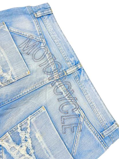 Vintage Eurgiulio Y2K Flared Jeans „Japan Style“ (L) – Detailaufnahme 4