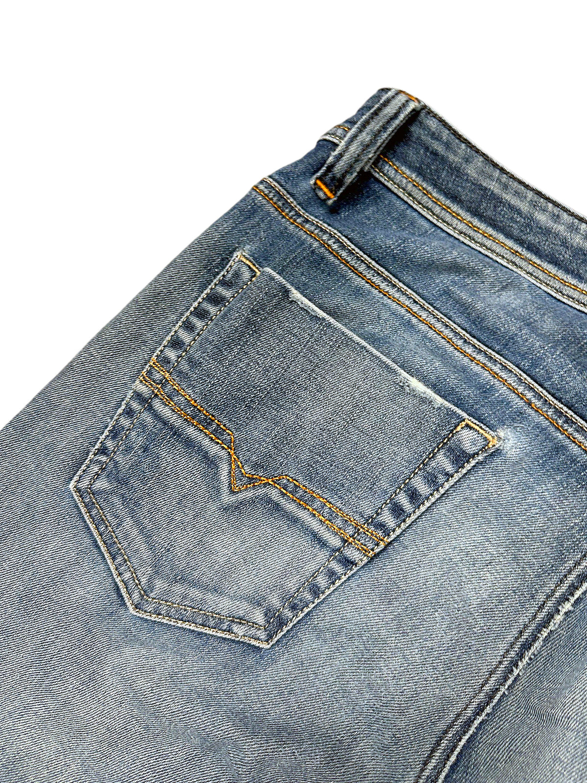 Vintage Diesel Y2K Straight Leg Jeans „Viker“ (S) – Detailaufnahme 4