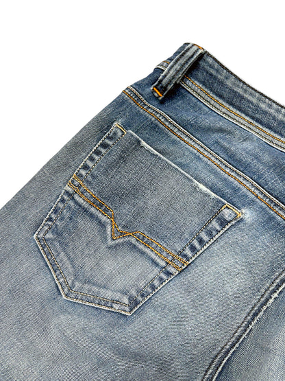 Vintage Diesel Y2K Straight Leg Jeans „Viker“ (S) – Detailaufnahme 4