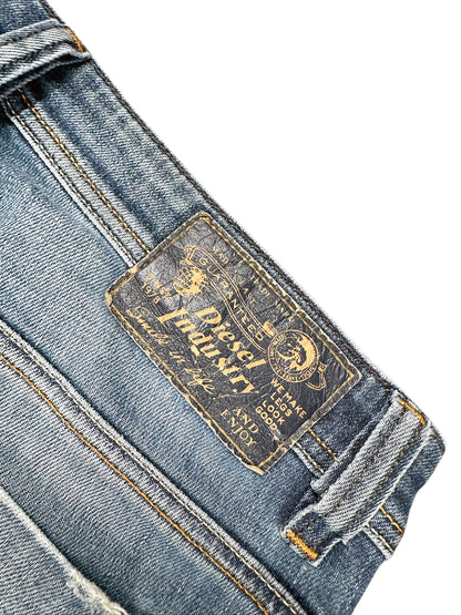Vintage Diesel Y2K Straight Leg Jeans „Viker“ (S) – Detailaufnahme 5