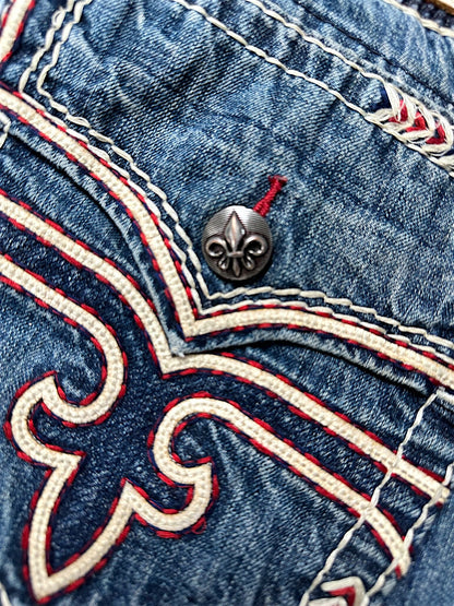Vintage Rock Revival Y2K Baggy Jeans (XL)